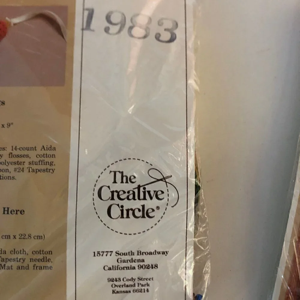 Creative Circle Cross Stitch Kits Heartstrings Banner Love Spoken Here #396
